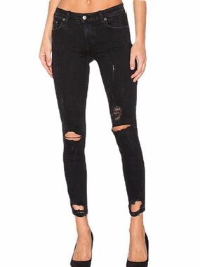 Lovers + Friends Ricky Distressed Skinny Jeans